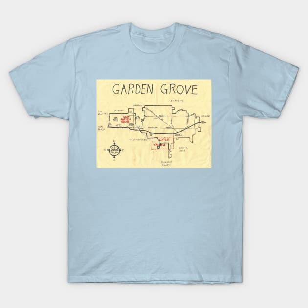 Garden Grove T-Shirt by PendersleighAndSonsCartography